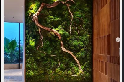 Preserved Moss Green Wall Preserved Moss Green Wall